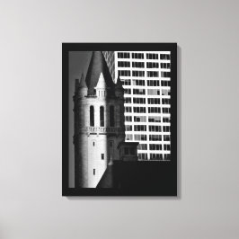 Traditioneel en modern canvas afdruk