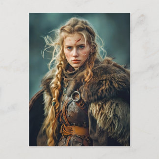 Traditioneel geklede Vikingvrouwen Briefkaart