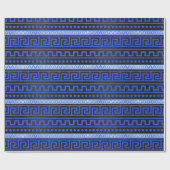 Traditioneel Grieks Meander Patroon Cadeaupapier (Vlak)