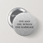 Traditioneel huwelijk ronde button 5,7 cm (Voorkant /achterkant)