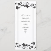 Traditioneel huwelijksprogramma voor de bloemetjes programma (Voorkant)