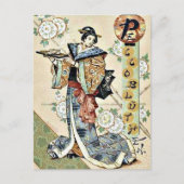 Traditioneel Japans Briefkaart (Voorkant)