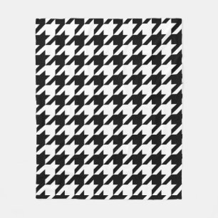 Traditioneel Japans design3 - CHIDORI - zwart-wit Fleece Deken