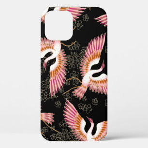 Traditioneel Japans Kimono motieven patroon iPhone 12 Hoesje