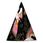 Traditioneel Japans Kimono motieven patroon Feesthoedjes (Achterkant)