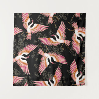 Traditioneel Japans Kimono motieven patroon Wandkleed