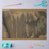 Traditioneel  Japans natuur landschap nr.1 Tissuepapier (Craft)