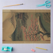 Traditioneel Japans natuur landschap nr.2 Tissuepapier (Craft)