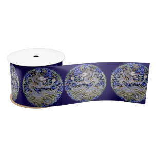 Traditioneel Japans Tattoo Blue Dragon Lint