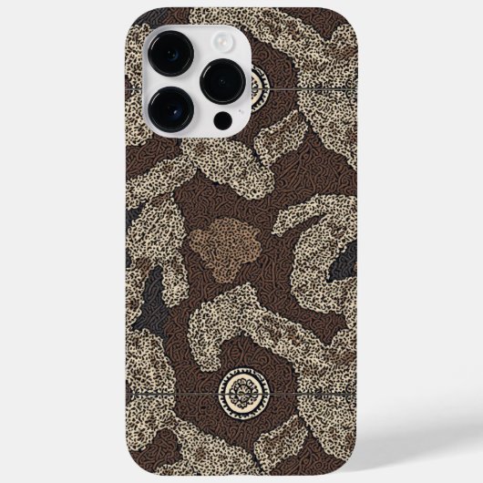 Traditioneel Javaans batikpatroon Case-Mate iPhone Case (Achterkant)