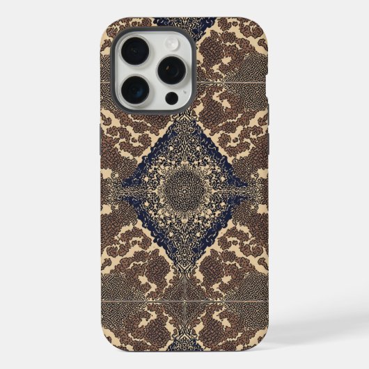 Traditioneel Javaans batikpatroon iPhone Hoesje (Achterkant)