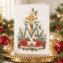 Traditioneel katholiek Maria-monogram Johannes 1:1