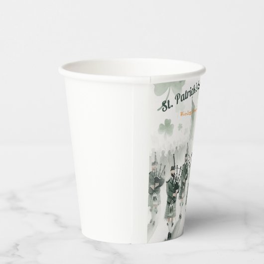 Traditioneel Keltisch Iers St. Patrick’s Day Party Papieren Bekers (Rechts)
