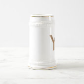 traditioneel keramisch bier stein bierpul (Center)