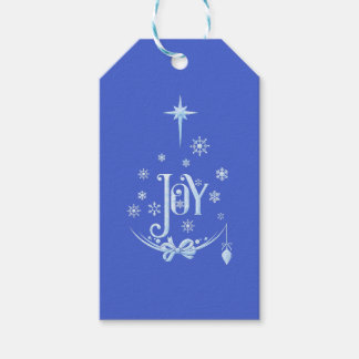 Traditioneel Kersthartelijk Gevoel van Vreugde Cadeaulabel