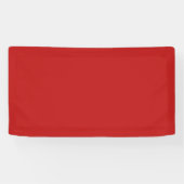 Traditioneel - Klassieke rode banner (Horizontaal)