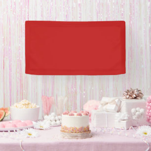 Traditioneel - Klassieke rode banner