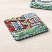 Traditioneel landschap in Scandinavië Bier Onderzetter (Linkerzijde)