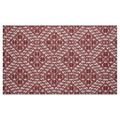 Traditioneel Lets rood en wit ontwerp Stof (Fat Quarter)