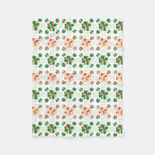 Traditioneel Lets ZON teken geometrisch patroon X Fleece Deken