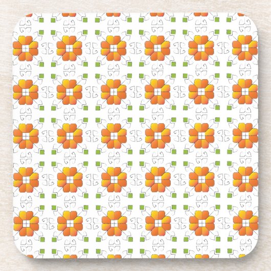 Traditioneel Lets ZUN-teken geometrisch ontwerp IX Bier Onderzetter (Voorkant)