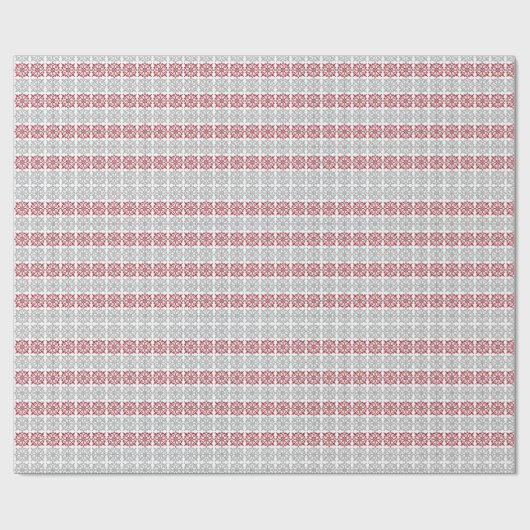 Traditioneel Lets ZUN-teken geometrisch patroon I Cadeaupapier (Vlak)