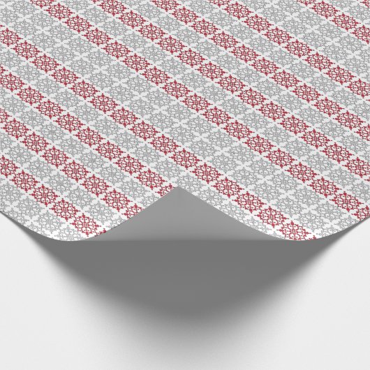 Traditioneel Lets ZUN-teken geometrisch patroon I Cadeaupapier (Hoek)