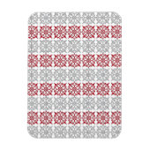 Traditioneel Lets ZUN-teken geometrisch patroon I Magneet (Verticaal)