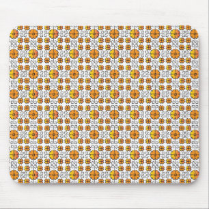 Traditioneel Lets ZUN-teken geometrisch patroon V Muismat