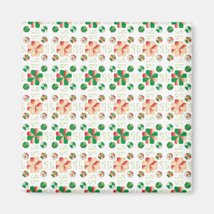 Traditioneel Lets ZUN-teken geometrisch patroon X Magneet