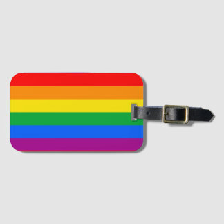 Traditioneel LGBTQ+ Pride Flag Bagagelabel