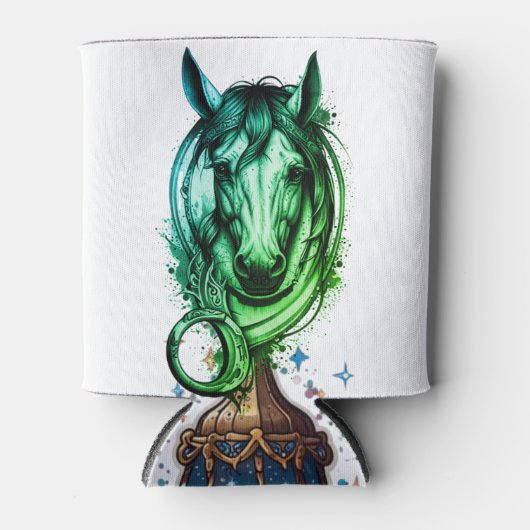 Traditioneel Lucky Hoefijzer Blikjeskoeler (Voorkant)