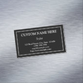 Traditioneel magnetisch Visitekaartje met pieklijs (Voorbeeld)