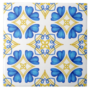 Traditioneel Mediterraan Portugees Azulejo Tegeltje