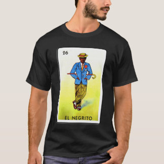 Traditioneel Mexicaans kaartspel N26 El negrito Pr T-shirt