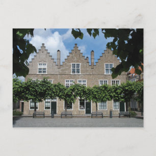 Traditioneel Nederlands Briefkaart van het stadspl