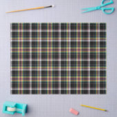 Traditioneel olive Green Tartan Patroon Modern Tissuepapier (Craft)