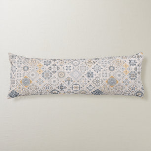 Traditioneel ornament Portugees en Spaans Boho Lichaamskussen