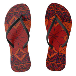 Traditioneel Palestijns Borduurwerk tatreez Patroo Teenslippers