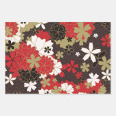 Traditioneel patroon van de Japanse kunst Sakura Inpakpapier Vel (Voorkant)