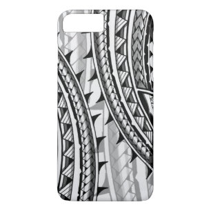 Traditioneel Polynesisch stamdesign/tatoeage iPhone 8 Plus / 7 Plus Hoesje
