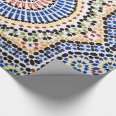 Traditioneel Portugees Azulejo Tile Pattern Cadeaupapier (Hoek)