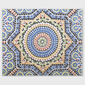 Traditioneel Portugees Azulejo Tile Pattern Cadeaupapier (Vlak)