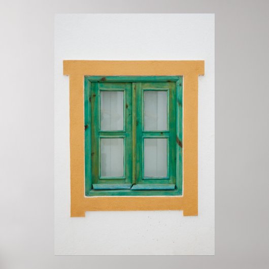 Traditioneel Portugees venster Poster (Voorkant)