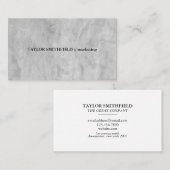  traditioneel professioneel, eenvoudig visitekaartje (Voorkant / Achterkant)