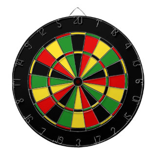 Traditioneel Rasta-dartboard Dartbord