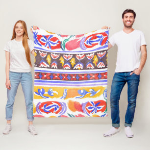 traditioneel Roemeens decor Fleece Deken