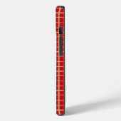 Traditioneel rood en goudChinees geometrisch patro Case-Mate iPhone Case (Achterkant / Links)