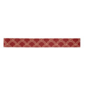 Traditioneel rood- en goudpatroon lint (Voorkant)