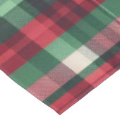 Traditioneel rood groen plaid tartan tafelkleed (Gekanteld)